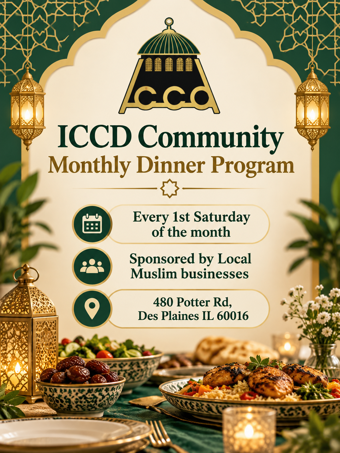 ICCD Community Monthly Program & Dinner